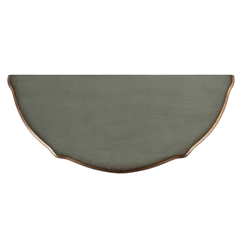 Skilling Demilune Console Table, Green