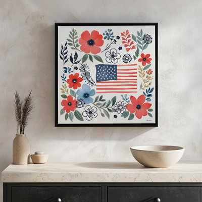 "Floral Americana" par Nicole DeCamp, reproduction d'art