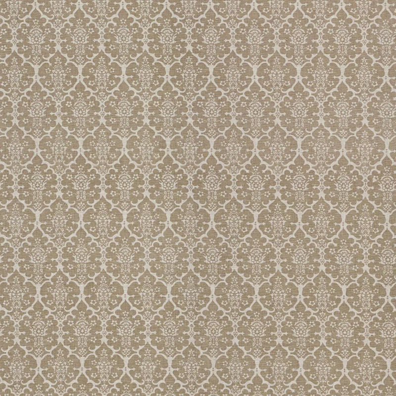 Schumacher x Veere Grenney Burley Fabric, Brown