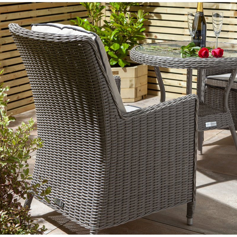 Prestbury Bistro Set Natural, Natural Stone