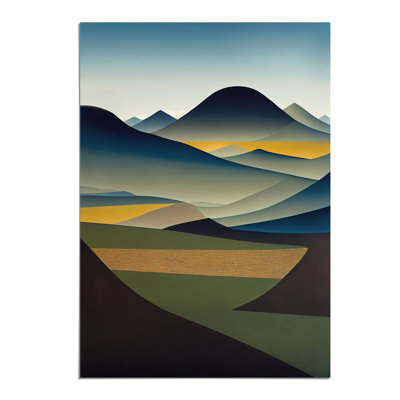 Abstract Mountain Landscapes No.4 - Wall Art
