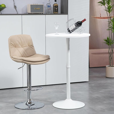 Table basse 24 "avec base en métal