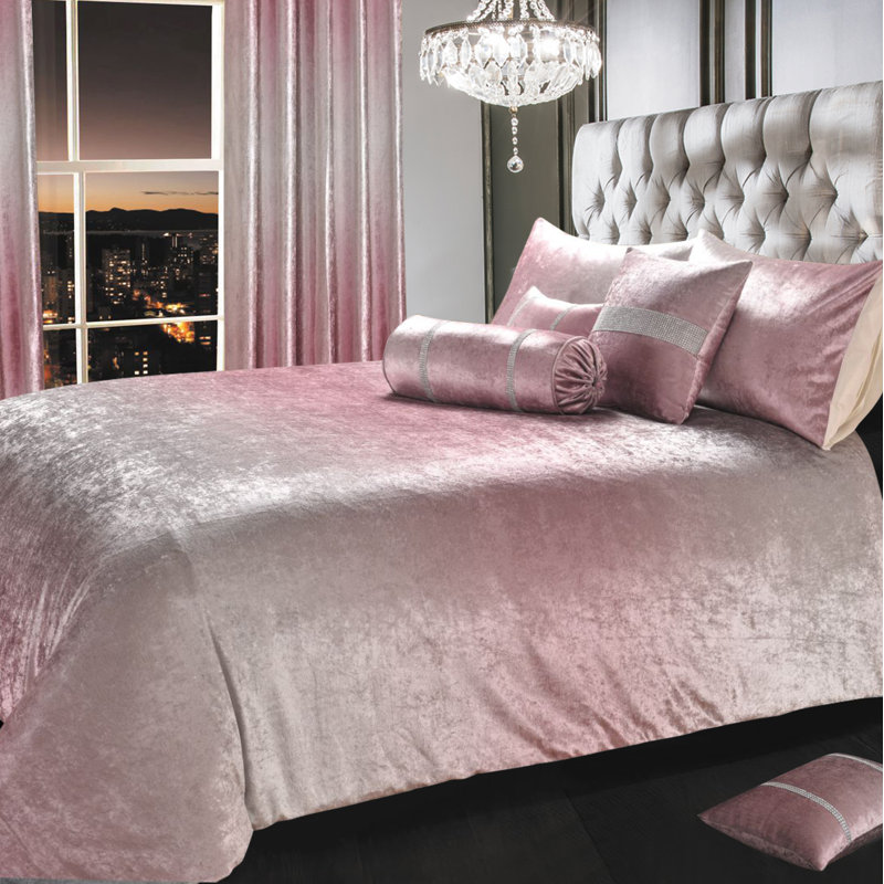 Stunning Ombre Velvet Tonal Duvet Set, UK Kingsize / DE: 230 x 220 cm