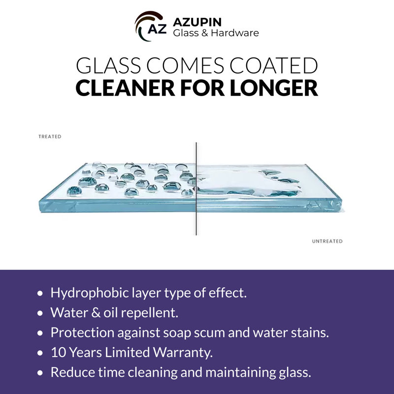 Catalyst 62"- 66" W X 84" H Double Sliding Frameless Shower Door In Chrome With 3/8" Clear Glass, Chrome
