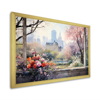 New York, Central Park Window Views II - art mural de New York