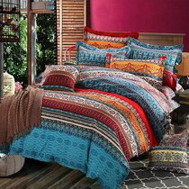 Bungalow Rose Farhia Microfiber Twill Striped Comforter Set & Reviews