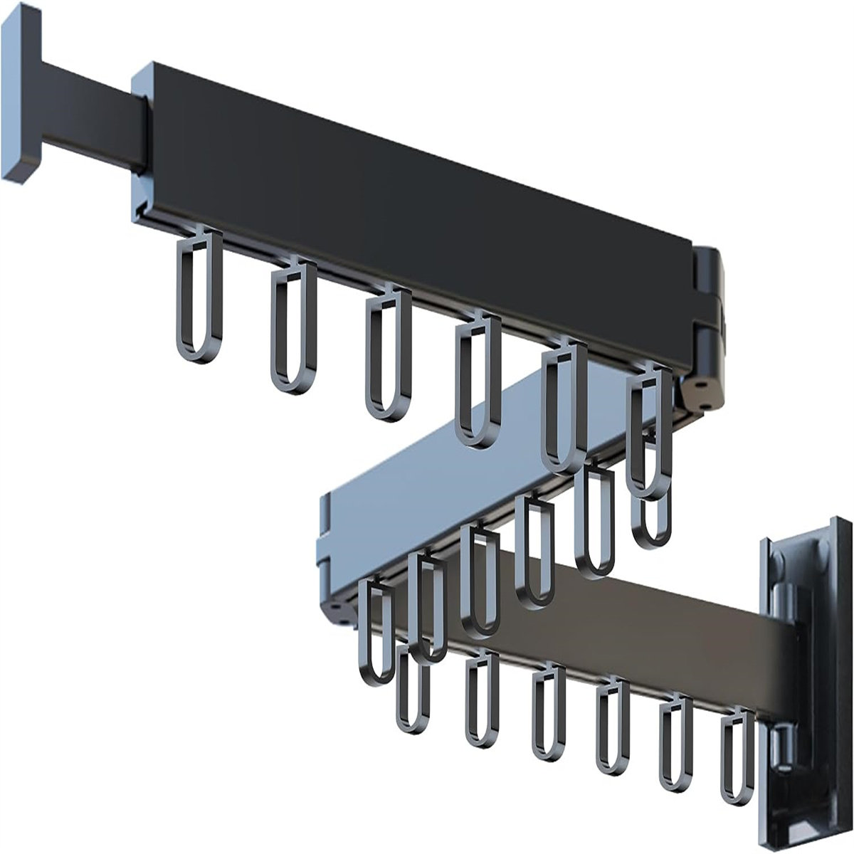 Rebrilliant Metal Foldable Wall-Mounted Drying Rack & Reviews