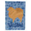 Caniche en polyester à 2 côtés 40 x 28 po standard welcome drapeau maison-957492992