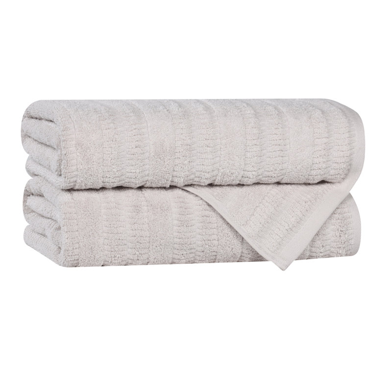 Serviettes de bain Mika Smart Twist, Argent argent