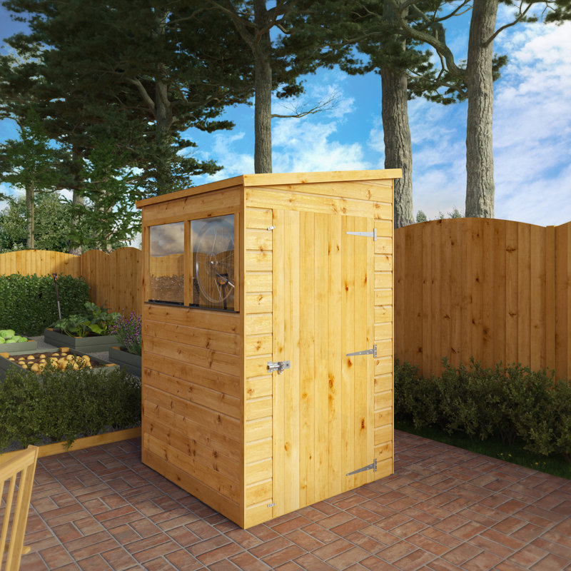 Mercia 4 X 4 Modular Shiplap Pent Shed