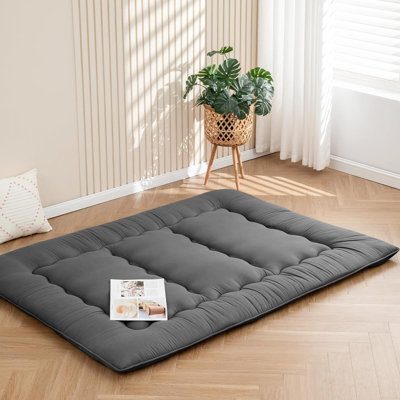 Futon Mattress Mattress Topper Full Japanese Floor Mattress Memory Foam Tatami Foldable Sleeping Mattresses Camping Mattress,Black
