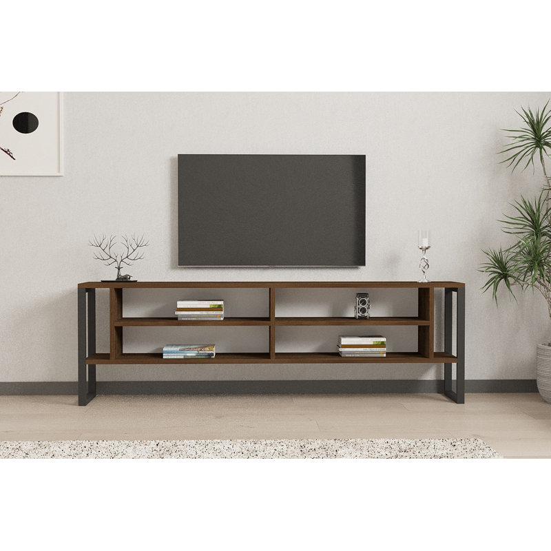 Puqa Design TV Stand for TVs up to 70", Brown