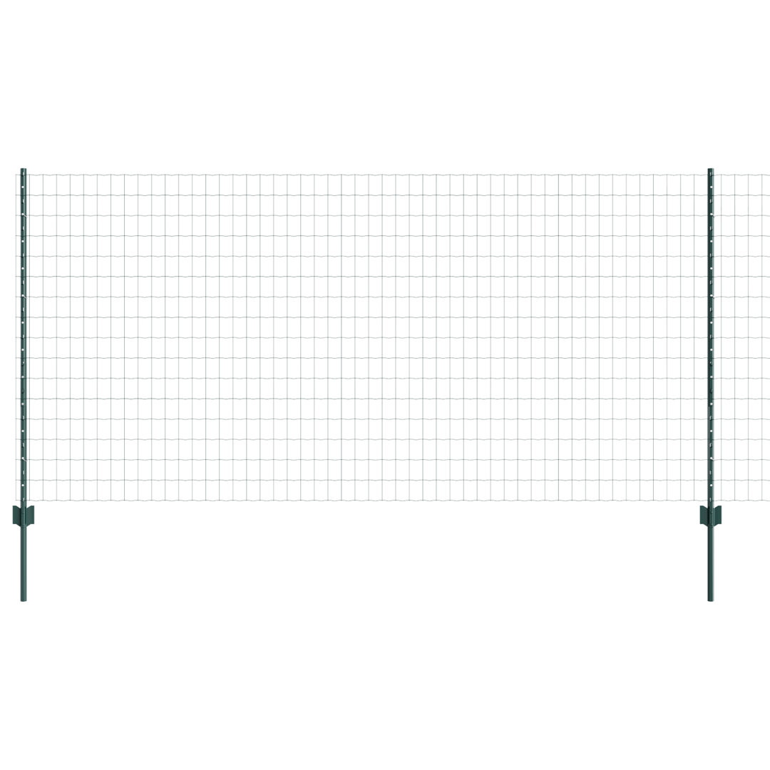 Vidaxl Euro Fence With 11 U Posts 25 M Steel
