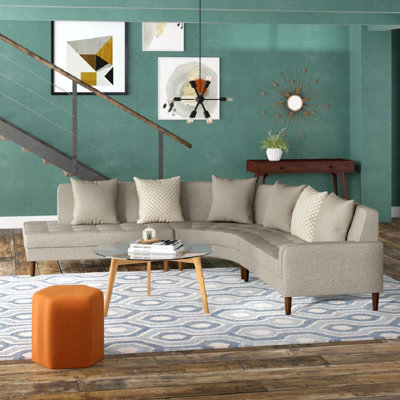 Waterbury Upholstered Curved Sectional