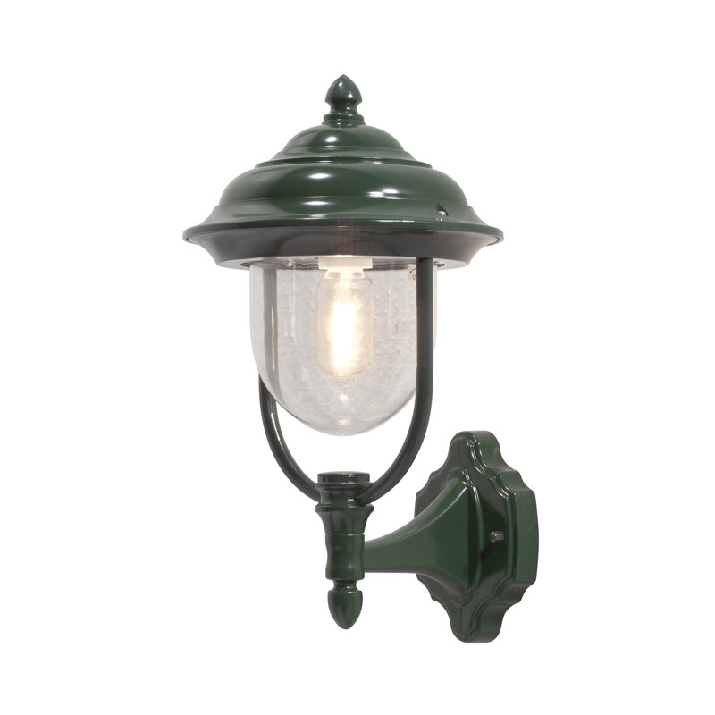 Parma Outdoor Wall Lantern, Green