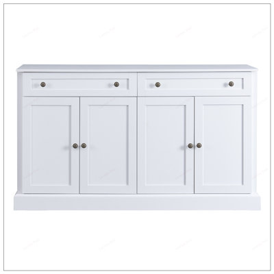 Buffet polyvalent avec plusieurs options de rangement, parfait pour organiser et améliorer l'esthétique de n'importe quelle pièce.
