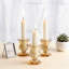 Ensemble de 12 chandeliers effilés en verre pour centres de mariage, décor de table rustique et décorations des Fêtes-1310953977