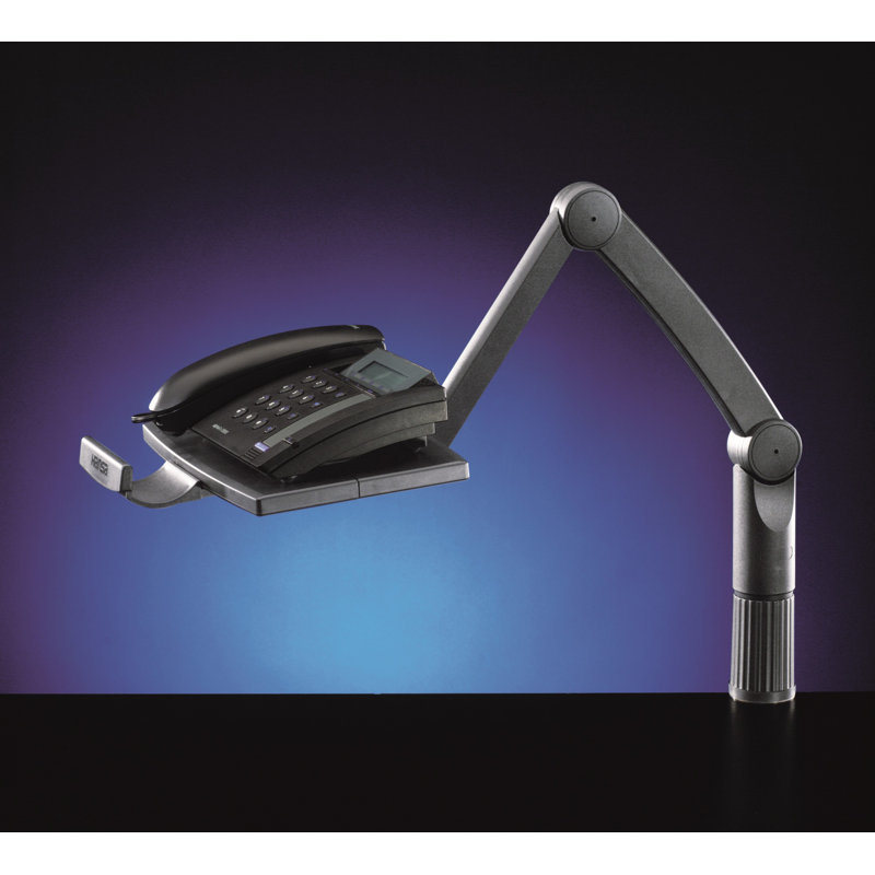 TSA 5020 Height-adjustable Phone Swivel Arm, Black