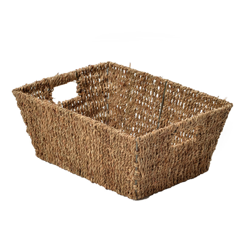 Seagrass Hand Woven Laundry Basket with Handles