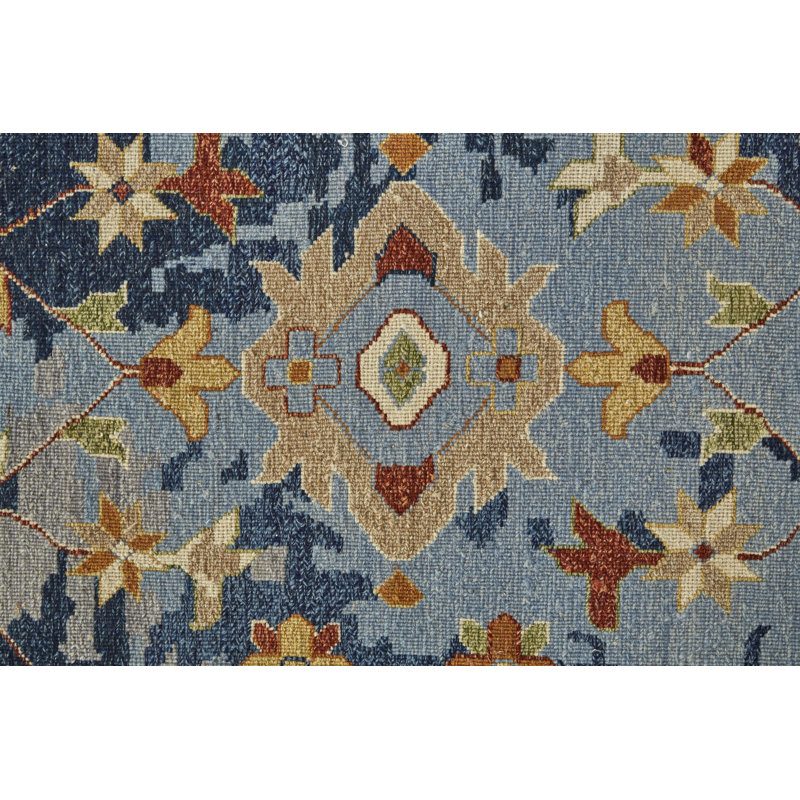 Leylan Wool Floral Area Rug, Rectangle 11'6" x 15'