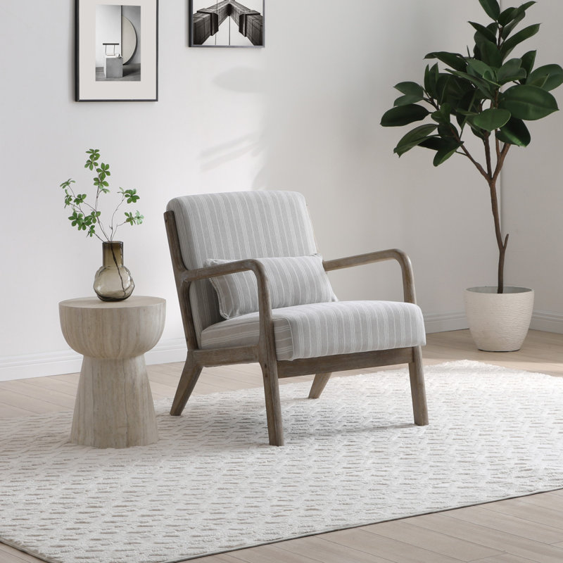 Hayle Light Frame Accent Chair, Chenille