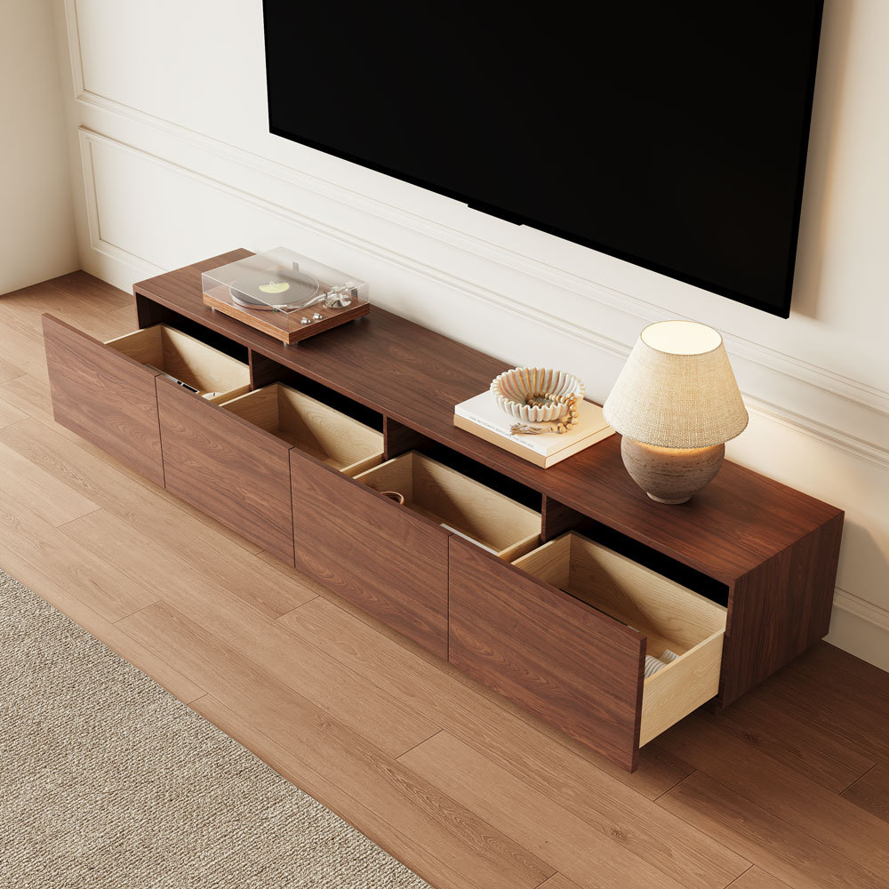 78" Pine TV Stand
