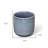 Gray Ceramic 44 Ounce Crackle Mosaic Round Distressed Pot Planter