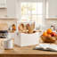 Bamboo Rectangle Flatware Caddy
