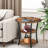 Jalane Tall End Table with 2 USB Ports, 2 Power Outlets, and 3-Tier Storage Shelves-1007467