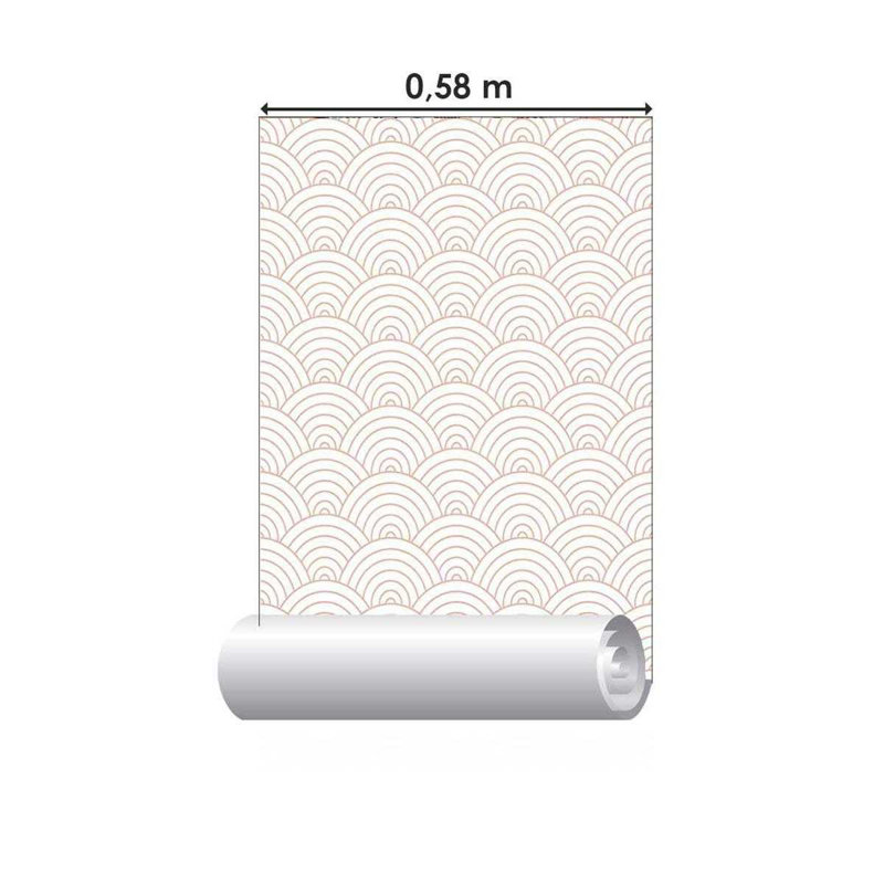 Rouleau de papier peint adhésif doux L 126 po x l 24 po
