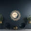 Art mural abstrait avec visage et soleil - ACM-241704679-241704674