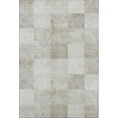 Premium Machine Washable Alijah AMF1255 Geometric Rug