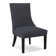 Chaise d'appoint rembourrée Tuxedo