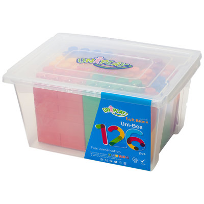 Unibox Soft Antibacterial Colorful Building Blocks