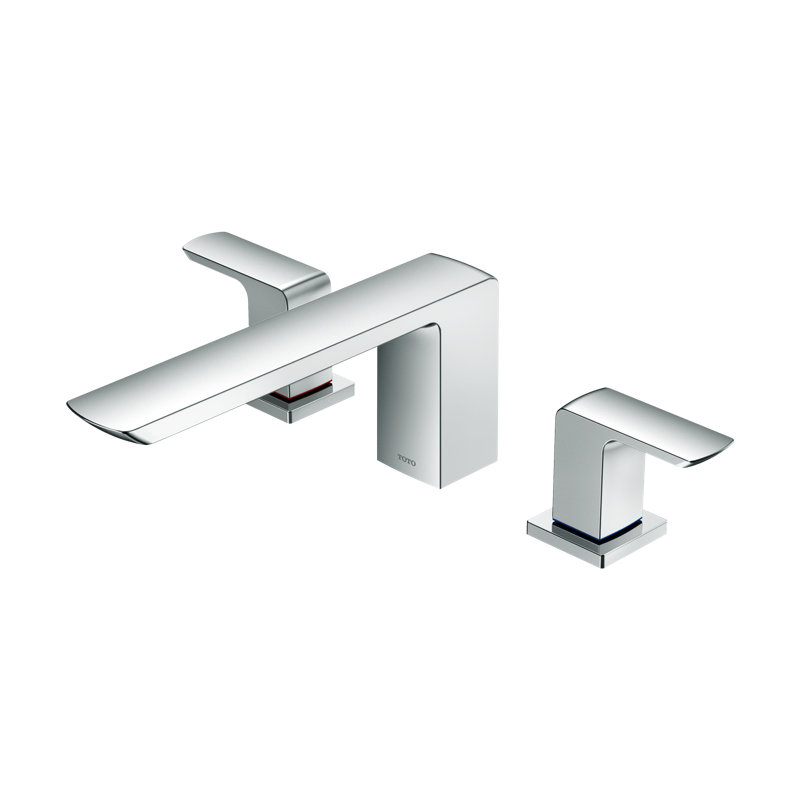 GR Double Handle Deck Mounted Roman Tub Faucet