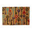 Nicola Spring - Halloween Coir Door Mats - 60 x 40cm - Keys