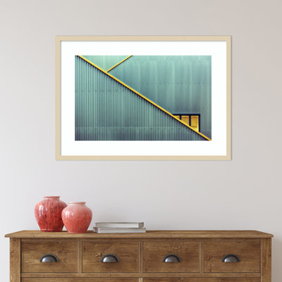 " Stairs And Yellow Door " by Jan Niezen
