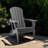 HDPE Folding Adirondack Chair With Cup Holder,Weather-Resistant, Low Maintenance,Supports Up To 400Lbs-77264881