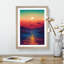 Sunset Over Mountains - Painting-49359898-49359896-49359890