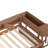Twin Size Daybed With Trundle,Wood Daybed Frame with Storage Drawers,Side Shelves and Desk,Vintage Brown-129465708