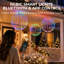 Décorations de Noël extérieures : 3 boules lumineuses RGBIC intelligentes préilluminées avec 8 modes d'éclairage et contrôle par application.