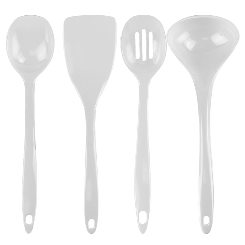 Ensemble d'ustensiles de cuisine 4 pièces Gagetown, Blanc
