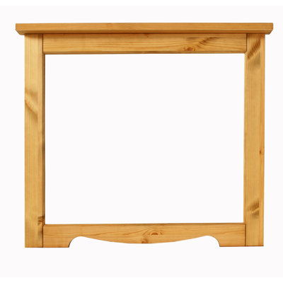 Fischer Wood Flat Wall Mirror