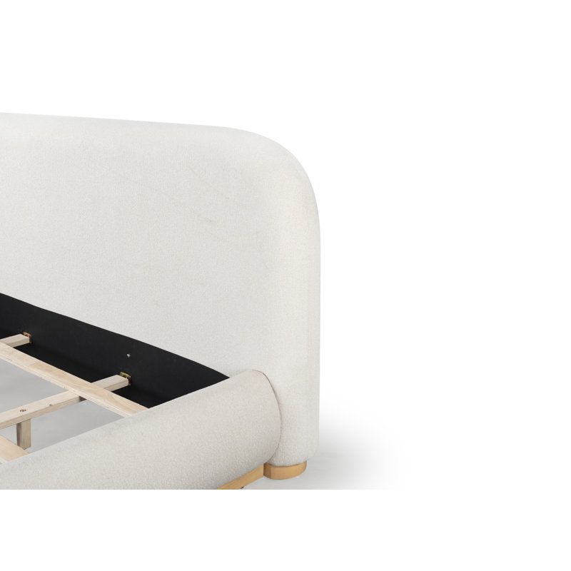 Jennabryanna Boucle Bed, Ivory, King