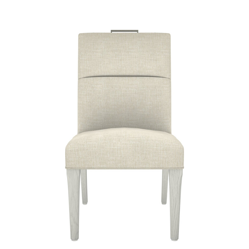 Thom Filicia Home Fabric Tight Back Side Chair, Tarbee Pebble, Navajo