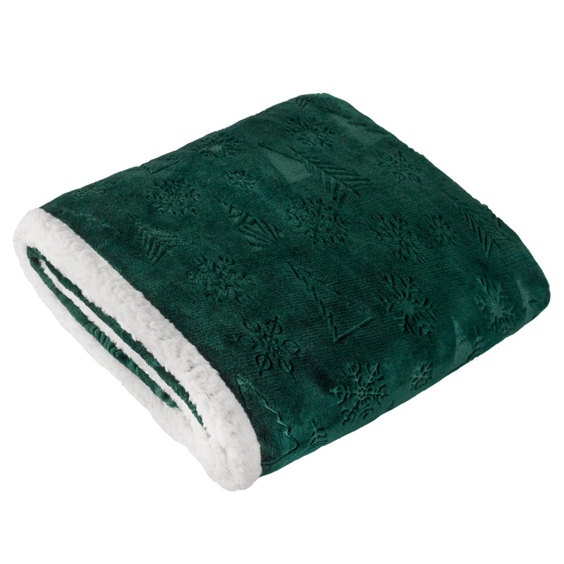 Festive Time Sherpa Furn Throw