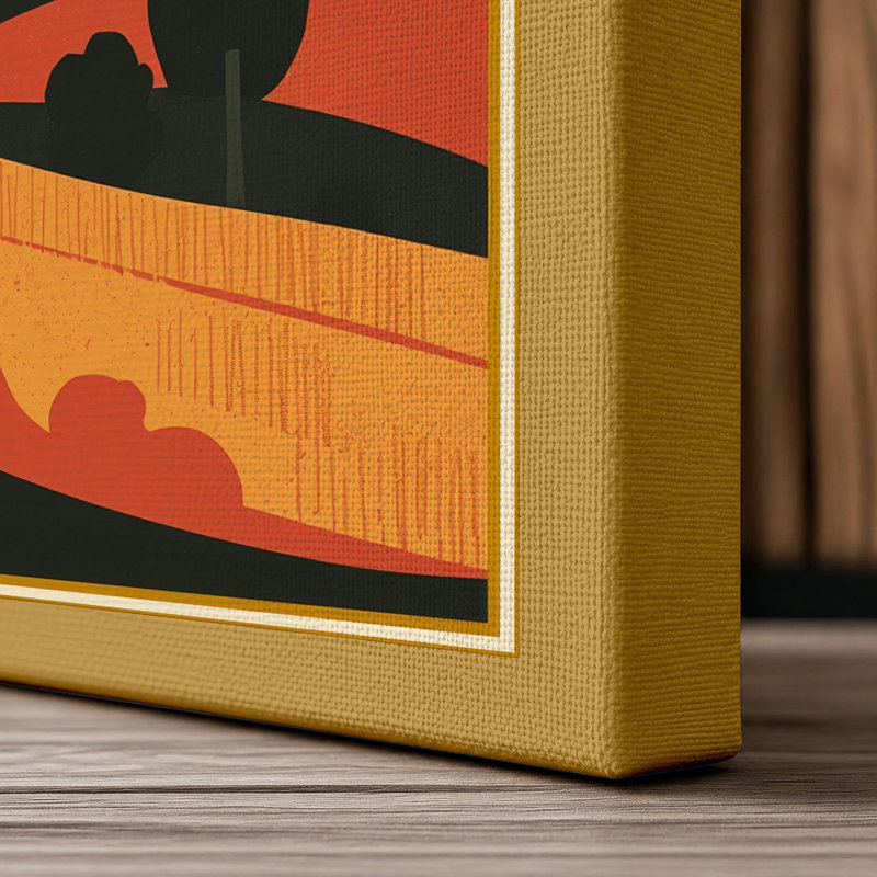 Print, 24x16 - 61.0 x 40.6 cm, Ochre Border