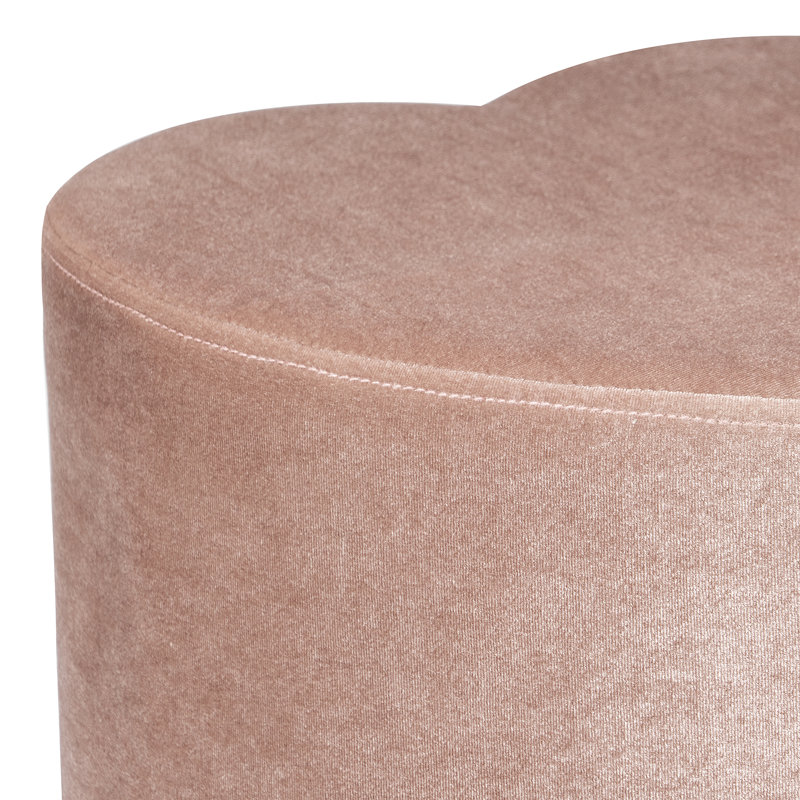 Tabouret de coiffeuse Kianna, Rose