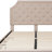 Aluino Arched Button Tufted Upholstered Platform Bed Frame - No Box Spring Required-395099098-395099097