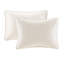Couvre-lit Queen réversible couleur crème - Garnissage en coton prélavé pour des rêves apaisants, élégant matelassé, matelas épais surdimensionné, avec 2 taies d'oreiller pour un repos serein et plein de charme.